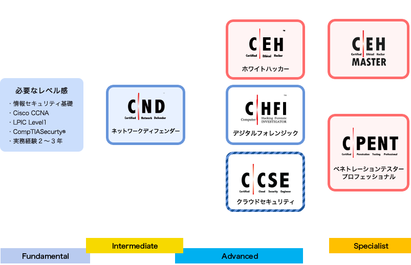 CEHマスターの位置づけ